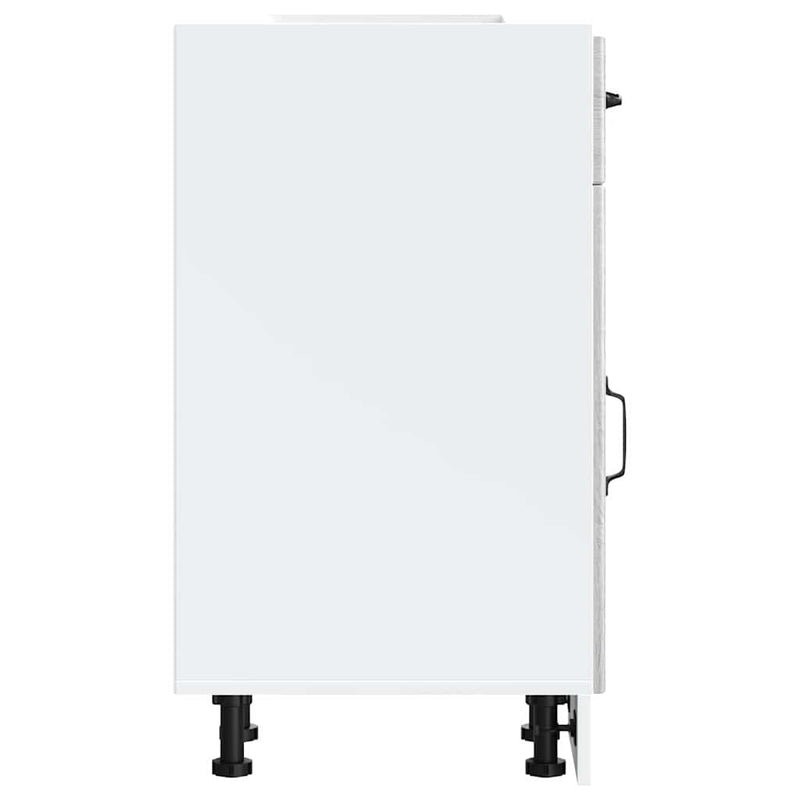 vidaXL Konyhai alsó szekrény Lucca szürke sonoma szerelt fa