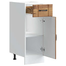 vidaXL Konyhai alsó szekrény Lucca antik fa szerelt fa