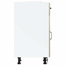 vidaXL Konyhai alsó szekrény Lucca kézműves tölgy szerelt fa