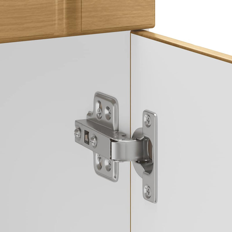 vidaXL Konyhai alsó szekrény Lucca kézműves tölgy szerelt fa