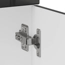 vidaXL Konyhai alsó szekrény Lucca fekete szerelt fa