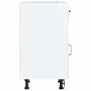 vidaXL Konyhai alsó szekrény Lucca magasfényű fehér szerelt fa