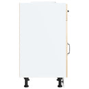 vidaXL Konyhai alsó szekrény Lucca sonoma tölgy szerelt fa