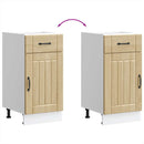 vidaXL Konyhai alsó szekrény Lucca sonoma tölgy szerelt fa