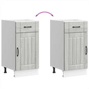 vidaXL Konyhai alsó szekrény Lucca szürke sonoma szerelt fa