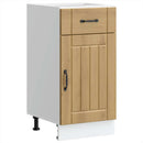 vidaXL Konyhai alsó szekrény Lucca kézműves tölgy szerelt fa