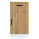 vidaXL Konyhai alsó szekrény Lucca kézműves tölgy szerelt fa