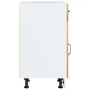 vidaXL Konyhai alsó szekrény Lucca kézműves tölgy szerelt fa