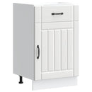 vidaXL Konyhai alsó szekrény Lucca fehér szerelt fa