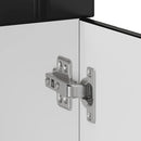 vidaXL Konyhai alsó szekrény Lucca fekete szerelt fa