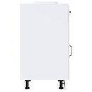 vidaXL Konyhai alsó szekrény Lucca magasfényű fehér szerelt fa