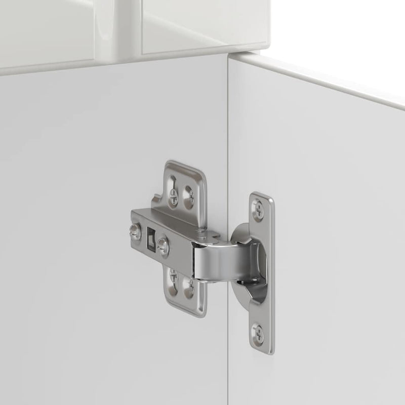 vidaXL Konyhai alsó szekrény Lucca magasfényű fehér szerelt fa