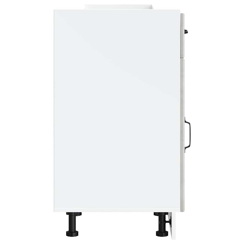 vidaXL Konyhai alsó szekrény Lucca betonszürke szerelt fa