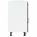 vidaXL Konyhai alsó szekrény Lucca füstölt tölgy szerelt fa