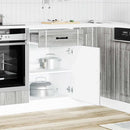 vidaXL Konyhai alsó szekrény Lucca szürke sonoma szerelt fa