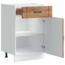 vidaXL Konyhai alsó szekrény Lucca antik fa szerelt fa