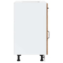 vidaXL Konyhai alsó szekrény Lucca antik fa szerelt fa