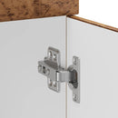 vidaXL Konyhai alsó szekrény Lucca antik fa szerelt fa