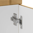 vidaXL Konyhai alsó szekrény Lucca kézműves tölgy szerelt fa