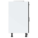 vidaXL Konyhai alsó szekrény Lucca fekete szerelt fa