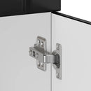 vidaXL Konyhai alsó szekrény Lucca fekete szerelt fa