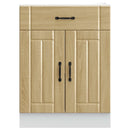 vidaXL Konyhai alsó szekrény Lucca sonoma tölgy szerelt fa