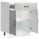 vidaXL Konyhai alsó szekrény Lucca betonszürke szerelt fa