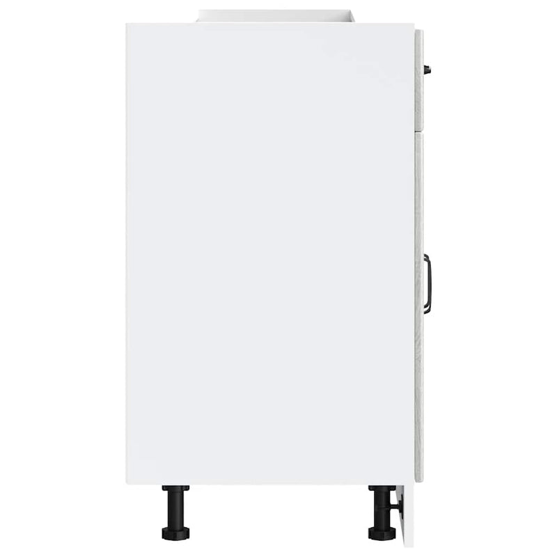 vidaXL Konyhai alsó szekrény Lucca szürke sonoma szerelt fa