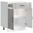 vidaXL Konyhai alsó szekrény Lucca szürke sonoma szerelt fa