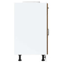 vidaXL Konyhai alsó szekrény Lucca barna tölgy szerelt fa