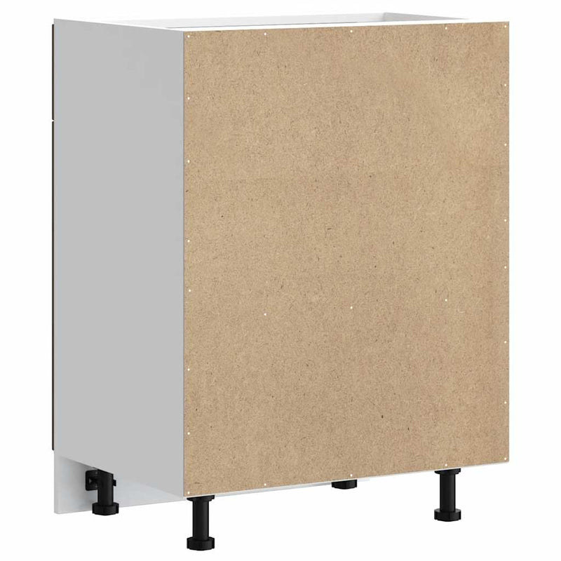 vidaXL Konyhai alsó szekrény Lucca barna tölgy szerelt fa