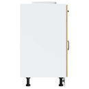 vidaXL Konyhai alsó szekrény Lucca kézműves tölgy szerelt fa