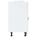 vidaXL Konyhai alsó szekrény Lucca magasfényű fehér szerelt fa