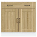 vidaXL Konyhai alsó szekrény Lucca sonoma tölgy szerelt fa