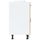 vidaXL Konyhai alsó szekrény Lucca sonoma tölgy szerelt fa