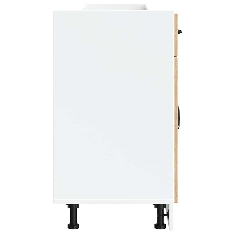 vidaXL Konyhai alsó szekrény Lucca sonoma tölgy szerelt fa