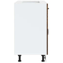 vidaXL Konyhai alsó szekrény Lucca füstölt tölgy szerelt fa