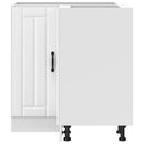 vidaXL Konyhai sarok alsó szekrény Lucca fehér szerelt fa