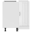 vidaXL Konyhai sarok alsó szekrény Lucca fehér szerelt fa