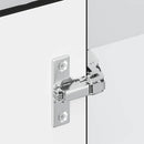 vidaXL Konyhai sarok alsó szekrény Lucca fekete szerelt fa