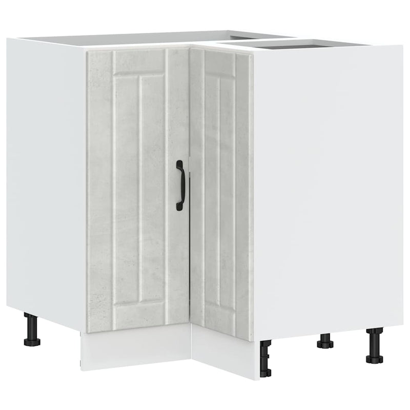 vidaXL Konyhai sarok alsó szekrény Lucca betonszürke szerelt fa