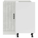 vidaXL Konyhai sarok alsó szekrény Lucca betonszürke szerelt fa