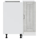 vidaXL Konyhai sarok alsó szekrény Lucca betonszürke szerelt fa