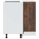 vidaXL Konyhai sarok alsó szekrény Lucca füstölt tölgy szerelt fa