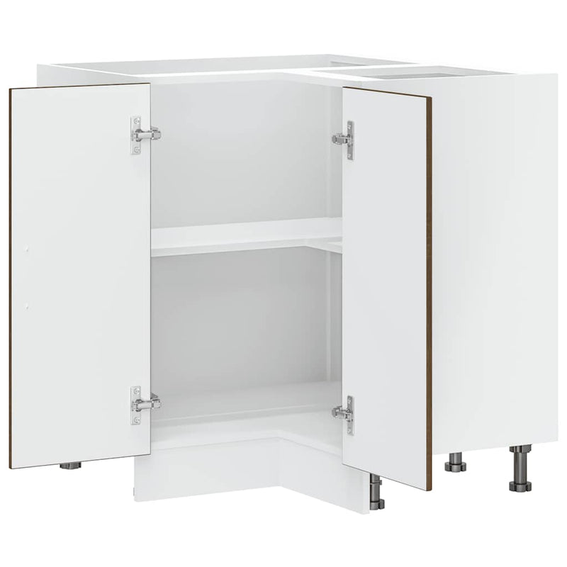 vidaXL Konyhai sarok alsó szekrény Lucca barna tölgy szerelt fa