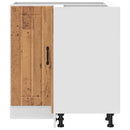 vidaXL Konyhai sarok alsó szekrény Lucca antik fa szerelt fa