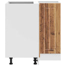 vidaXL Konyhai sarok alsó szekrény Lucca antik fa szerelt fa