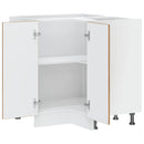 vidaXL Konyhai sarok alsó szekrény Lucca antik fa szerelt fa