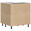 vidaXL Konyhai sarok alsó szekrény Lucca kézműves tölgy szerelt fa