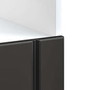 vidaXL sütő szekrény Lucca fekete szerelt fa